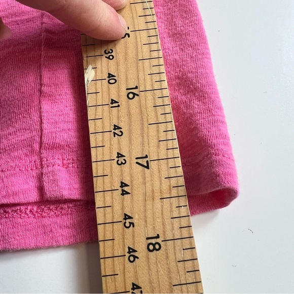 Lauren Ralph Lauren Pink Jersey Pajama Set - Lace Trim LRL Monogram Size - Picture 12 of 12